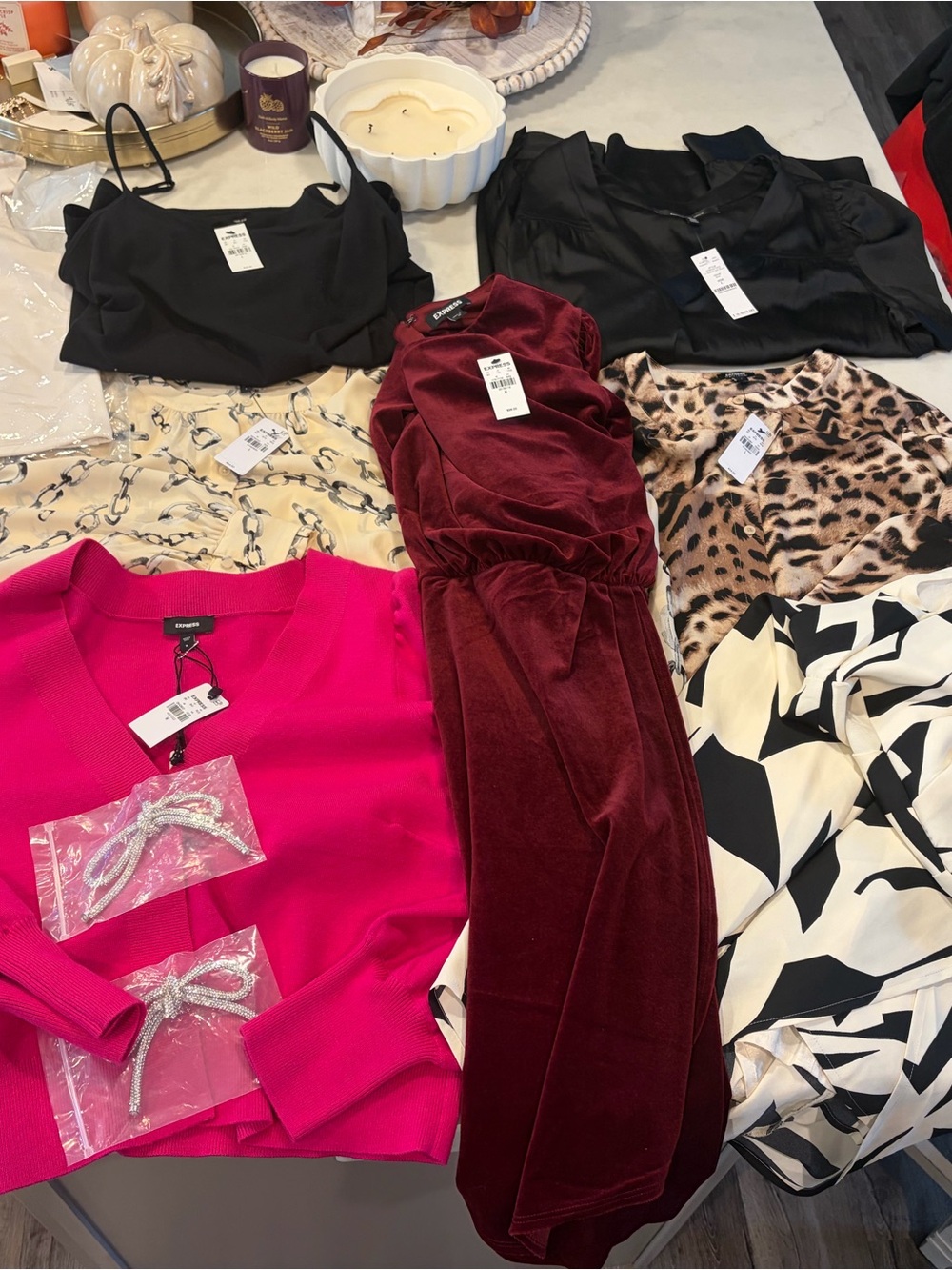 Express blouses, dress, tops new smoke free home ships same day $500 Retail!